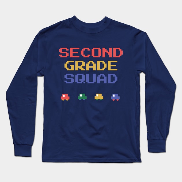 second grade squad Long Sleeve T-Shirt by EhO